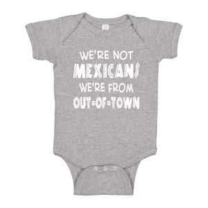 Baby Onesie We're from Out of Town 100% Cotton Infant Bodysuit