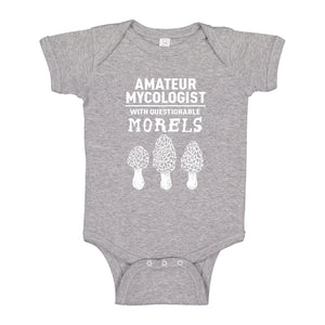 Baby Onesie Questionable Morels 100% Cotton Infant Bodysuit