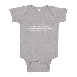 Baby Onesie Governed by your Inferiors 100% Cotton Infant Bodysuit