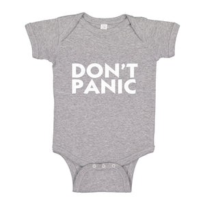 Baby Onesie Don't Panic 100% Cotton Infant Bodysuit