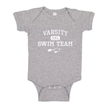 Baby Onesie Varsity Swim Team 100% Cotton Infant Bodysuit