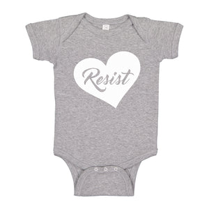 Baby Onesie Resist Heart 100% Cotton Infant Bodysuit