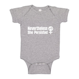 Baby Onesie She Persisted Bold 100% Cotton Infant Bodysuit