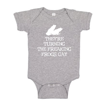 Baby Onesie They're Turning the Freaking Frogs Gay! 100% Cotton Infant Bodysuit