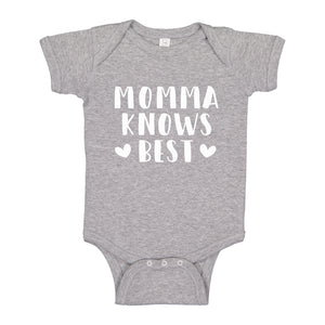 Baby Onesie Momma Knows Best 100% Cotton Infant Bodysuit