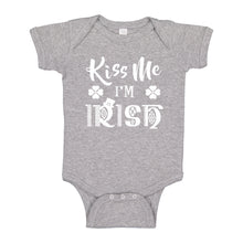 Baby Onesie Kiss Me I'm Irish 100% Cotton Infant Bodysuit