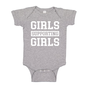 Baby Onesie Girls Supporting Girls 100% Cotton Infant Bodysuit