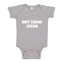 Baby Onesie Not Today Satan 100% Cotton Infant Bodysuit