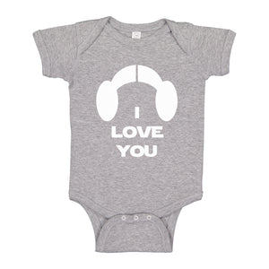 Baby Onesie I Love You 100% Cotton Infant Bodysuit