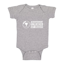 Baby Onesie Achievement Unlocked Got Engaged 100% Cotton Infant Bodysuit