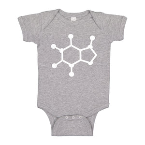 Baby Onesie Caffeine Molecule 100% Cotton Infant Bodysuit