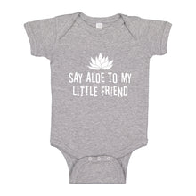 Baby Onesie Say Aloe to my Little Friend 100% Cotton Infant Bodysuit