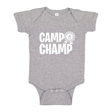 Baby Onesie Camp Champ 100% Cotton Infant Bodysuit