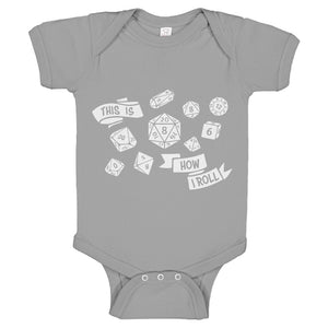 Baby Onesie This is How I Roll 100% Cotton Infant Bodysuit