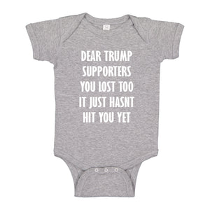 Baby Onesie Dear Trump Supporters 100% Cotton Infant Bodysuit