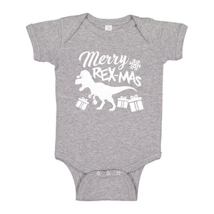 Baby Onesie Merry Rex-Mas 100% Cotton Infant Bodysuit