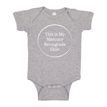 Baby Onesie This is my Mercury Retrograde Shirt 100% Cotton Infant Bodysuit