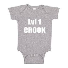 Baby Onesie Lvl 1 Crook 100% Cotton Infant Bodysuit