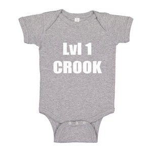 Baby Onesie Lvl 1 Crook 100% Cotton Infant Bodysuit