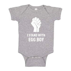 Baby Onesie I Stand with Egg Boy 100% Cotton Infant Bodysuit