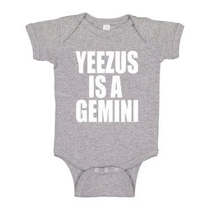 Baby Onesie Yeezus is a Gemini 100% Cotton Infant Bodysuit
