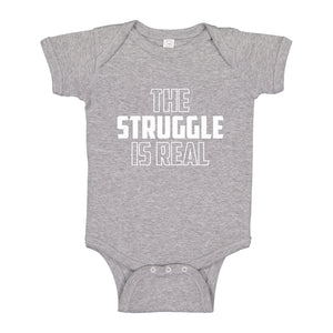 Baby Onesie The Struggle is Real 100% Cotton Infant Bodysuit