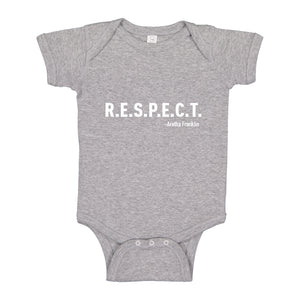 Baby Onesie RESPECT 100% Cotton Infant Bodysuit