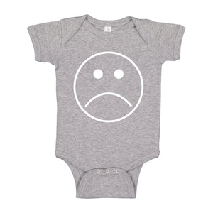 Baby Onesie Sad Face 100% Cotton Infant Bodysuit
