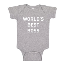 Baby Onesie World's Best Boss 100% Cotton Infant Bodysuit