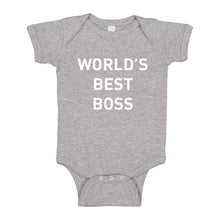 Baby Onesie World's Best Boss 100% Cotton Infant Bodysuit