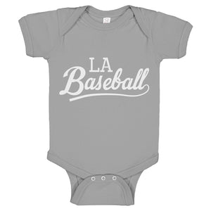 Baby Onesie LA Baseball Team 100% Cotton Infant Bodysuit