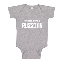 Baby Onesie I Fight Like a Russian 100% Cotton Infant Bodysuit