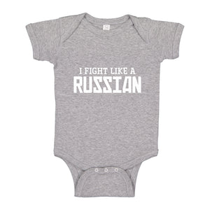 Baby Onesie I Fight Like a Russian 100% Cotton Infant Bodysuit