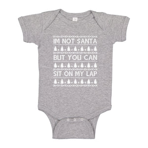 Baby Onesie Im Not Santa 100% Cotton Infant Bodysuit