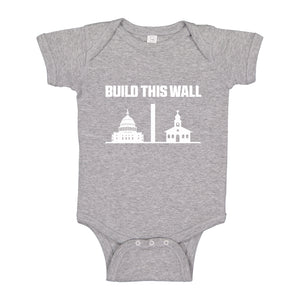Baby Onesie Build This Wall 100% Cotton Infant Bodysuit