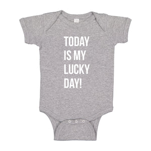 Baby Onesie TODAY IS MY LUCKY DAY! 100% Cotton Infant Bodysuit