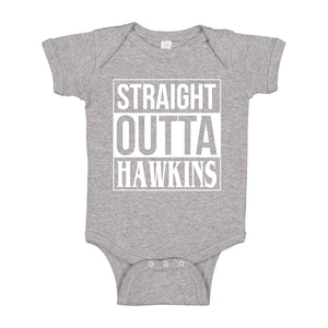 Baby Onesie Straight Outta Hawkins 100% Cotton Infant Bodysuit