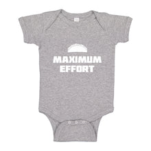 Baby Onesie Maximum Effort Taco 100% Cotton Infant Bodysuit