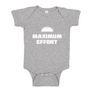 Baby Onesie Maximum Effort Taco 100% Cotton Infant Bodysuit
