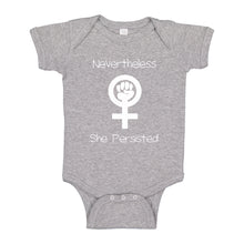 Baby Onesie Nevertheless She Persisted 100% Cotton Infant Bodysuit