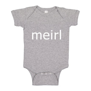 Baby Onesie Meirl 100% Cotton Infant Bodysuit