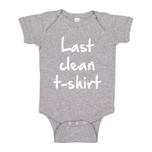 Baby Onesie Last Clean Tshirt 100% Cotton Infant Bodysuit