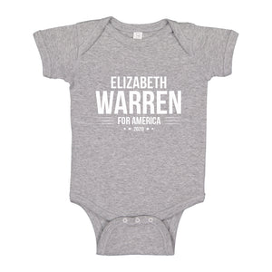 Baby Onesie ELIZABETH WARREN for President 2020 100% Cotton Infant Bodysuit