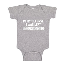 Baby Onesie In My Defense 100% Cotton Infant Bodysuit