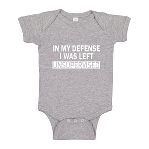 Baby Onesie In My Defense 100% Cotton Infant Bodysuit