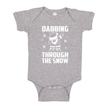 Baby Onesie Dabbing through the Snow 100% Cotton Infant Bodysuit