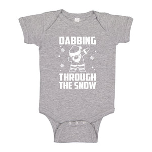 Baby Onesie Dabbing through the Snow 100% Cotton Infant Bodysuit
