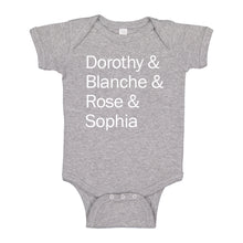 Baby Onesie Golden Names 100% Cotton Infant Bodysuit