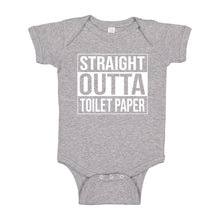Baby Onesie Straight Outta Toilet Paper 100% Cotton Infant Bodysuit