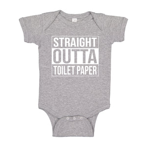Baby Onesie Straight Outta Toilet Paper 100% Cotton Infant Bodysuit